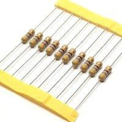 Resistencia Carbon 1K 1/2W 5% medidas 3,2x9mm axial