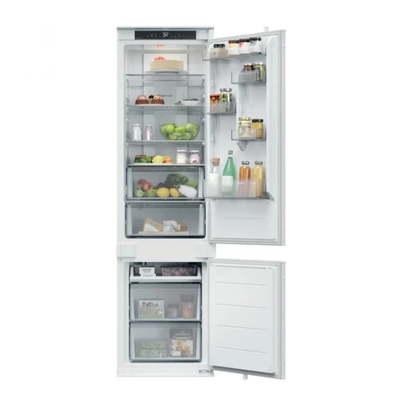 Frigorífico combi integrable Candy CNBQT3519EW, 193,5 x 54 x 55 cm, No Frost, clase E, 226 kWh/año, 35 dB, 284 litros, WiFi, blanco