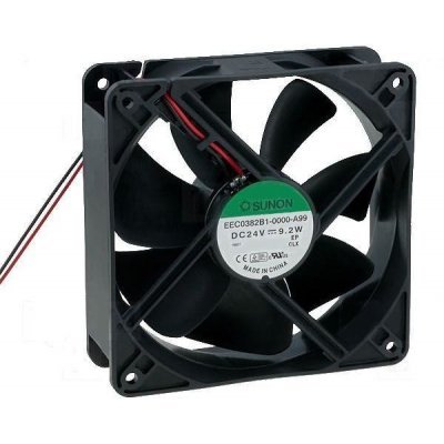 VENTILADOR 24Vdc 120X120X38mm 5,4W 2 Cables BOLAS Sunon