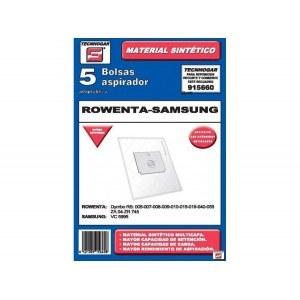 Bolsas para aspirador Tecnhogar 915660 Rowenta-Samsung