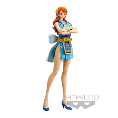 Figura banpresto one piece glitter & glamours nami wano country ver. b