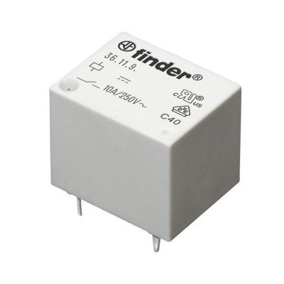 RELE 12Vdc 1Cto Conmutado 10A/250Vac FINDER