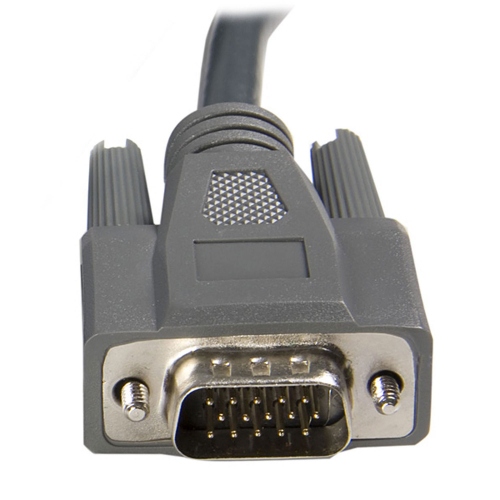 Cable KVM Ultra Thin Delgado de 3m VGA USB HD15 2-en-1 para uso en Conmutador Switch KVM