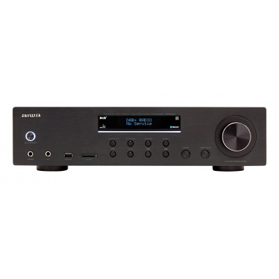 AMR-200DAB/BK amplificador de audio 2.0 canales Hogar Negro