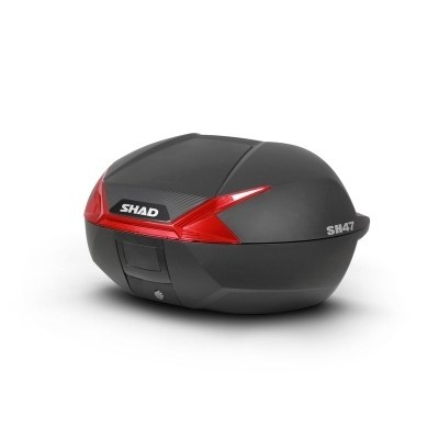 Baúl SHAD SH47 con catadióptrico rojo D0B47206