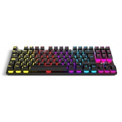 Teclado gaming krom kasic tkl rainbow rgb red switch usb