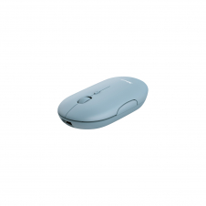 Ratón Trust Puck Ambidextro RF inalámbrica + Bluetooth 1600 DPI Azul