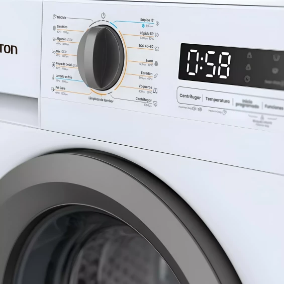 Lavadora Infiniton WM-B94AWE, 9 kg, 1400 rpm, clase A, blanco - imagen 4