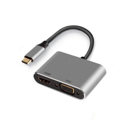 EW9700 Adaptador gráfico USB Negro, Plata