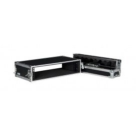 Mueble rack flight case 19 pulgadas 2 U Fonestar FRE-202