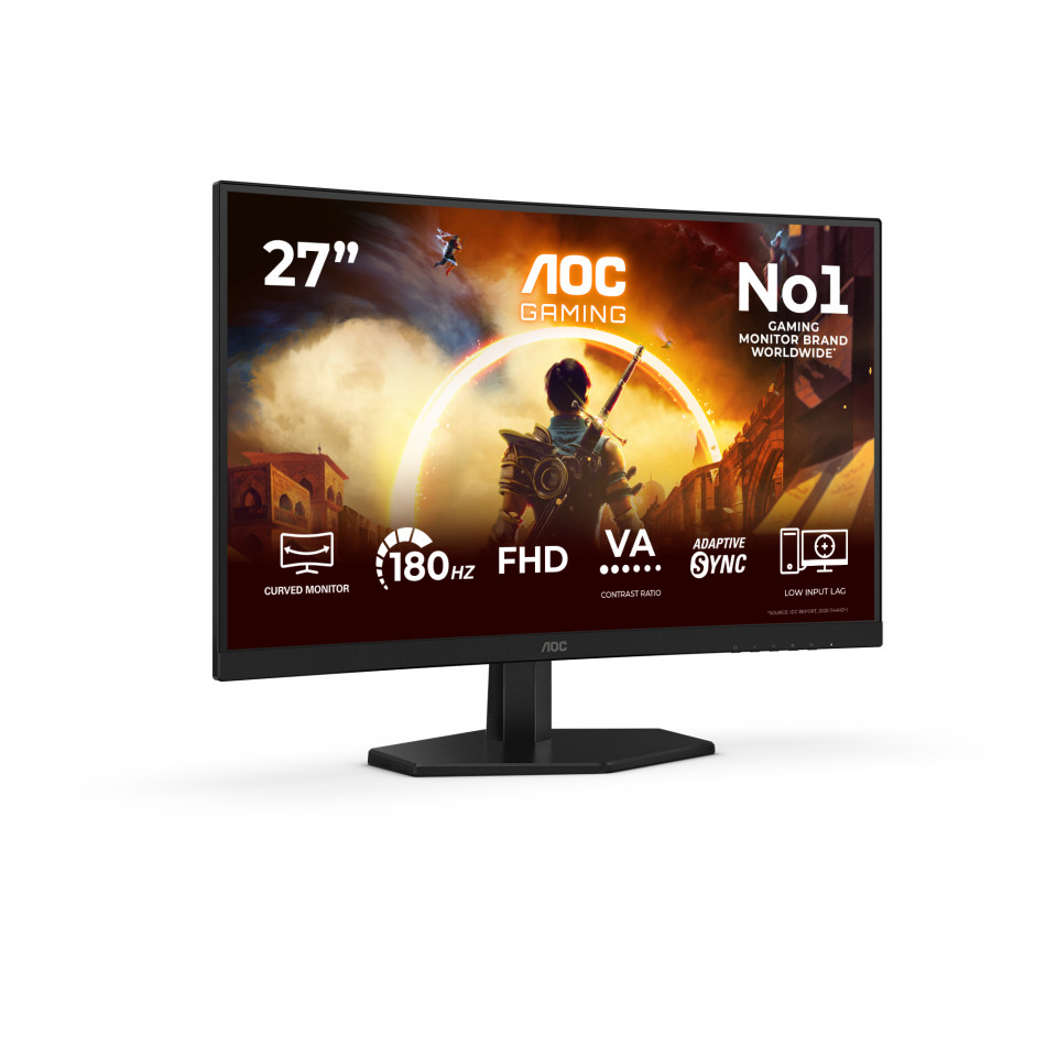 G4 27 IPS FHD 180Hz pantalla para PC 68,6 cm (27) 1920 x 1080 Pixeles Full HD LCD Negro, Rojo