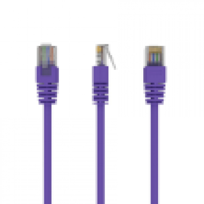CABLE RED CAT5E GEMBIRD UTP VIOLETA 0,5 M
