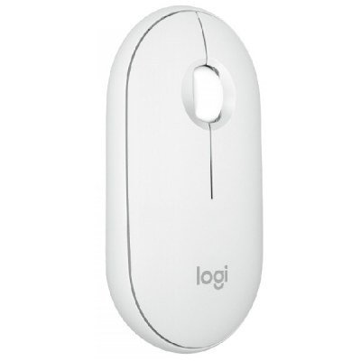 MOUSE LOGITECH WIRELESS Y BLUETOOTH PEBBLE 2 M350S 4000 DPI AMBIDIESTRO COLOR BLANCO