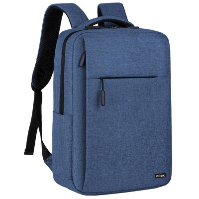 Mochila nilox professional para portatil 15.6 pulgadas azul