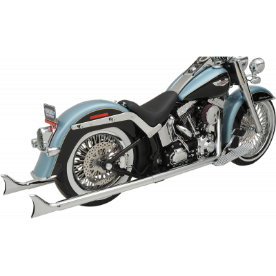 Sistema de escape Fishtail True Dual BASSANI XHAUST 1S46E-36