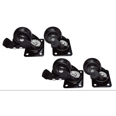 PHASAK Kit 4 ruedas para rack suelo con freno
