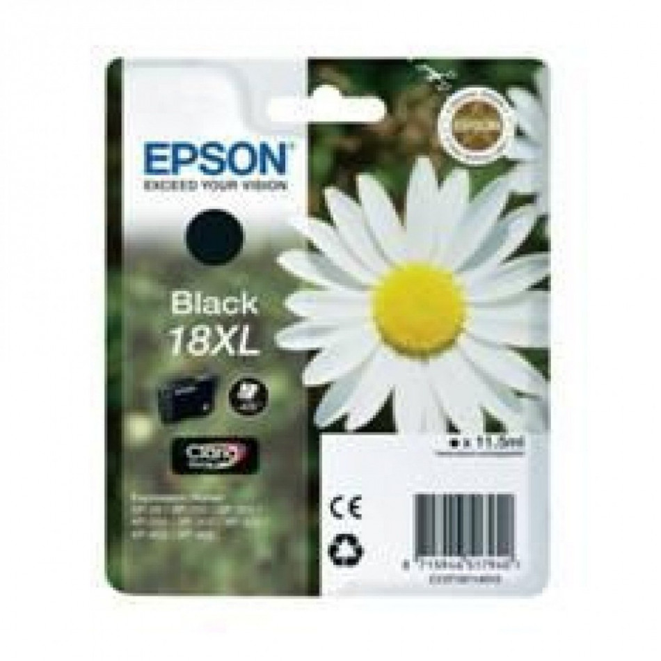 CARTUCHO TINTA EPSON T181140 XL NEGRO ALTA CAPACIDAD XP-102 205 305 405 30 MARGARITA - T1811