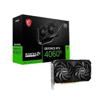 TARJETA GRÁFICA MSI RTX 4060TI VENTUS 2X BLACK 8G OC