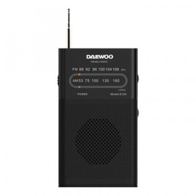 RADIO ANALOGICA MINI CON ALTAVOZ DAEWO DW1027 AM/FM ENTRADA JACK 3.5mm ANTENA TELESCOPICA FUNCIONA C