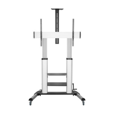 AISENS SOPORTE SUELO RUEDAS MANIVELA BANDEJA DVD CÁMARA MONITOR 100KG DE 60-100