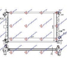 RADIADOR 2.0 i-16V-1.8 TDCi +/- A / C (60x35, x26(VALEO CLASSIC)