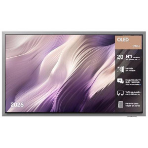 Televisor OLED Samsung TQ83S99HAEXXC S99H, 83 pulgadas, 4K Ultra HD, 100 Hz nativos, VRR 165 Hz, Tizen, Glare Free, Dolby Atmos, Slate Black