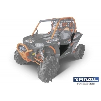 Paneles infeirores de puertas RIVAL + kit de montaje - Polaris RXR 1000 2444.7447.1