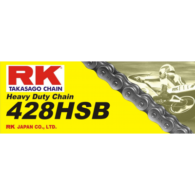 Cadena 428 H Heavy-Duty RK 428HSB-132-CL