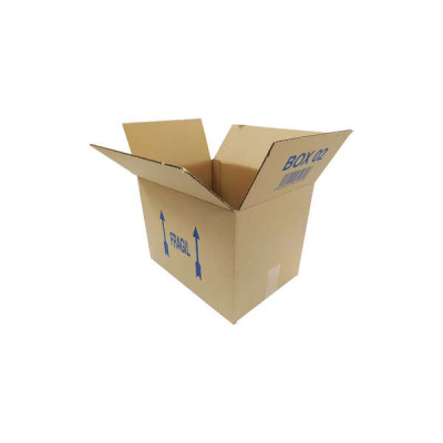 Pack de 20 cajas de Cartón 35x25x25 cm Canal 5 - Alta Resistencia, Canal 5 mm, Máxima Protección