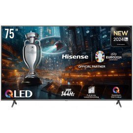 Televisión QLED Hisense 75E7NQ PRO, 75", 4K Ultra HD, Smart TV, 144Hz