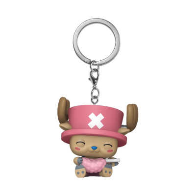 Llavero funko pop keychain one piece tony tony chopper con algodon de azucar
