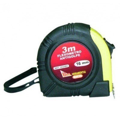 FLEXOMETRO ANTIGOLPE 3 M X 16 MM