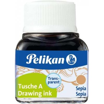 Pelikan Tinta China 523 10ml N.15 - 10ml - Tinta de Alta Calidad - Ideal para Dibujo y Caligrafia - Color Sepia