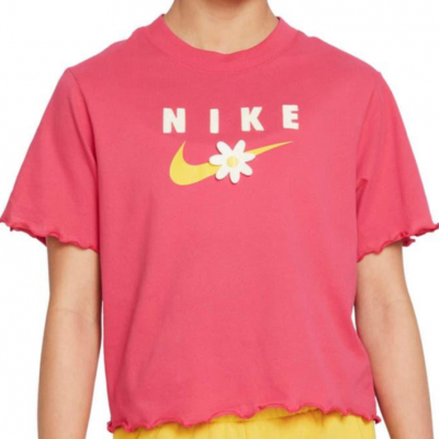 Camiseta NIKE G NSW TEE ENERGY BOXY FRILLY DO1351 666 Rosa