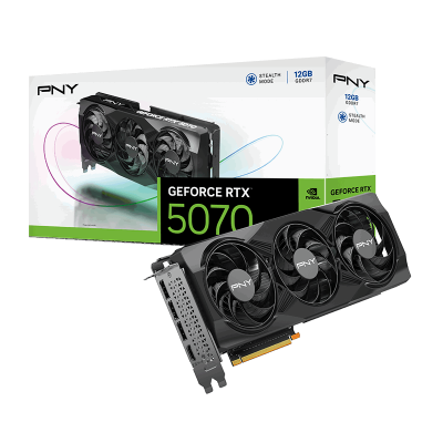 Pny RTX 5070 OC Triple Fan GPU 12GB GDDR7