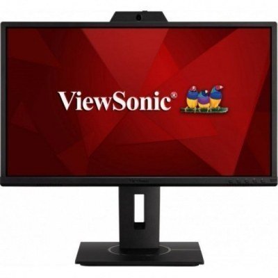ViewSonic Monitor LED IPS 23.8 Full HD 1080p - Webcam, Microfono y Altavoces - Respuesta 5ms - Ergonomico - Angulo de Vision 178º - 16:9 - USB, HDMI, DP y VGA - VESA 100x100 mm