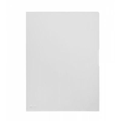 Pardo Pack de 100 Dossiers con Uñero A4 Transparentes 130 Micras - Acabado Piel de Naranja