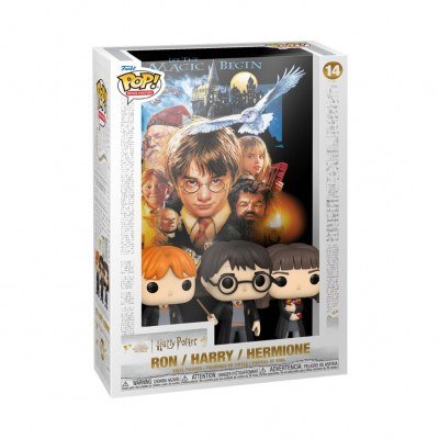 Funko pop movie poster harry potter & la piedra filosofal harry hermione & ron 69703