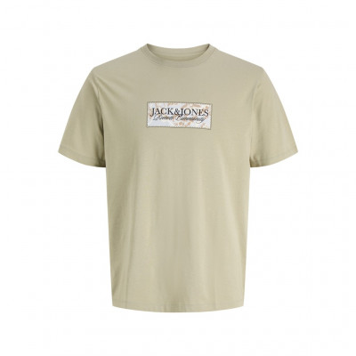 Camiseta JACK & JONES JORMONTAUK FRONT TEE SS CREW NECK FST 12297890 Verde Verde