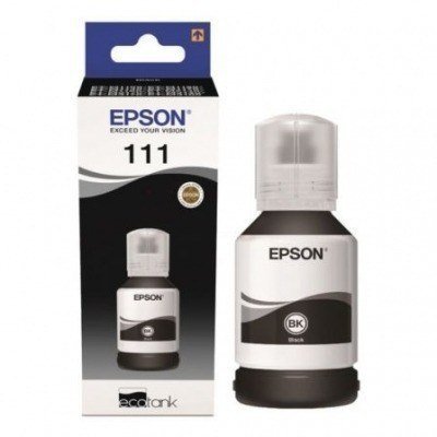 Epson 111 Negro Botella de Tinta Pigmentada Original - C13T03M140