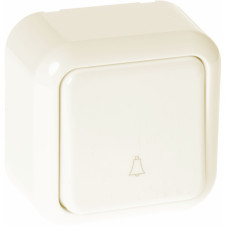 Pulsador Timbre Serie Ancient Beis 6x6x3 Cm