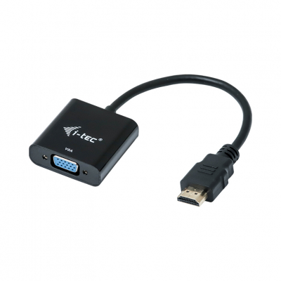 HDMI2VGAADA adaptador de cable de vídeo 0,15 m HDMI VGA Negro