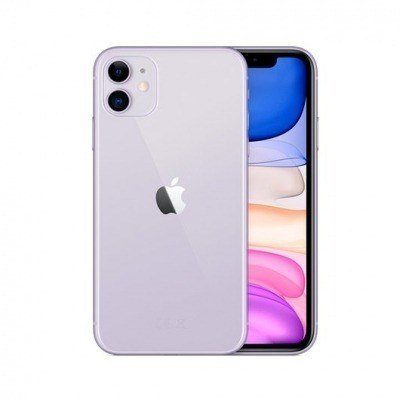 Telefono movil smartphone apple iphone 11 128gb purple sin cargador - sin auriculares - a13 bionic - 12mpx - 6.1pulgadas