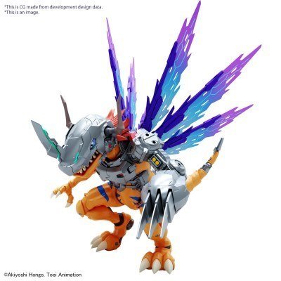 Figura bandai hobby rise standard digimon amplified metalgreymon vaccine