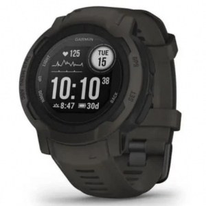 Smartwatch Garmin Instinct 2/ Notificaciones/ Frecuencia Cardíaca/ GPS/ Negro