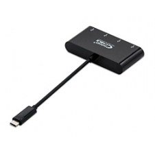 Nanocable Usb-c/m A 4xusb-c/h 0.1m Negro
