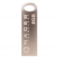 MEMORIA USB NACEB 8GB USB 2.0 LECTURA 25MB/S ESCRITURA 10MB/S
