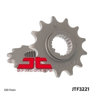 Piñón JT SPROCKETS acero estándar 3221 - Paso 520 JTF3221.13