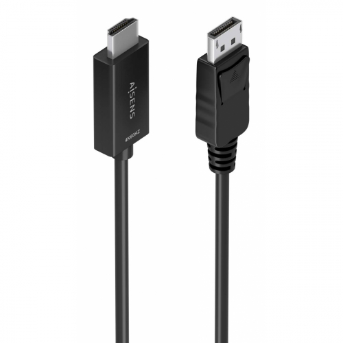 AISENS - CABLE CONVERSOR DISPLAYPORT A HDMI 4K@60HZ, DP/M-HDMI/M, NEGRO, 2.0M