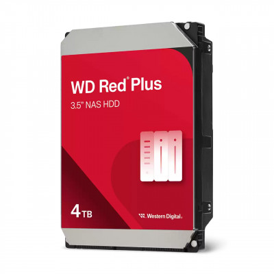 Disco Duro Western Digital WD Red Plus NAS 4TB/ 3.5/ SATA III/ 128MB